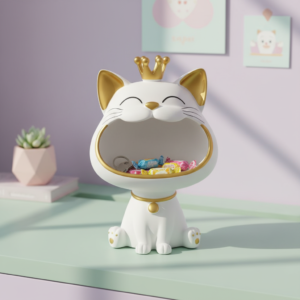 OPEN MOUTH CROWN WHITE