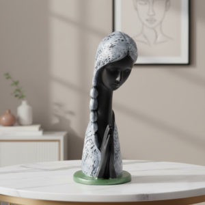 small-black-black-green-home-decor-showpiece