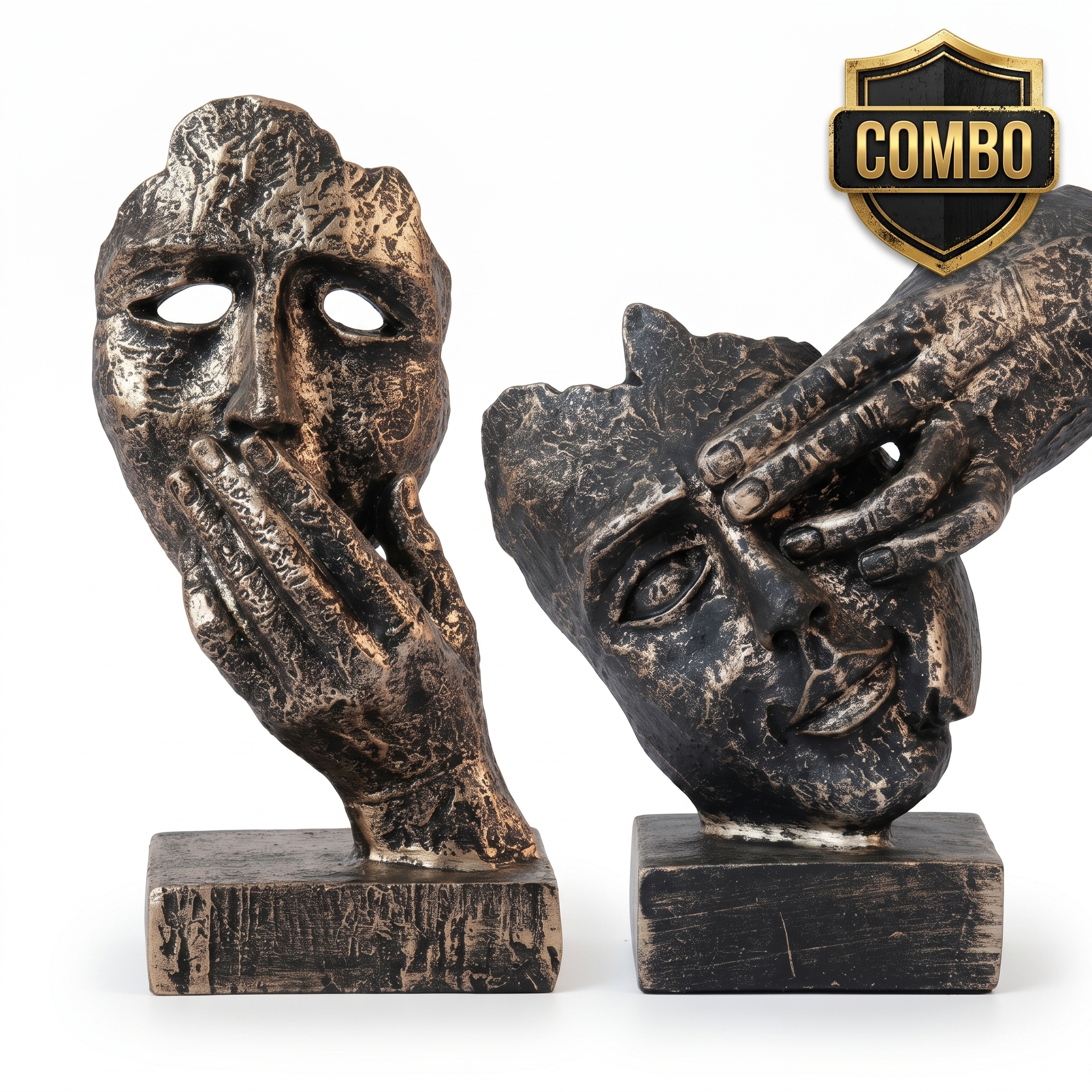 Abstract Face Showpiece Combo