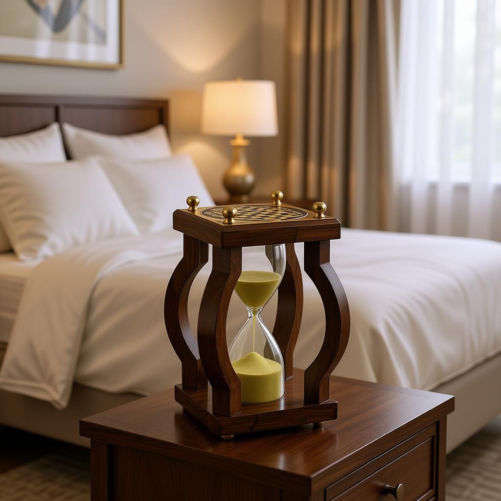Wooden Chess Sand Timer Hourglass | Premium Wooden Decorative Hourglass - Image 4