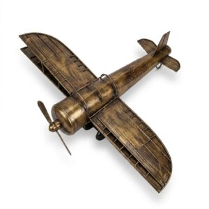 Vintage Aeroplane Metal Wall Decor