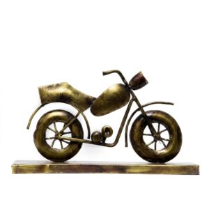 Vintage Bike Metal Tabletop Sculpture