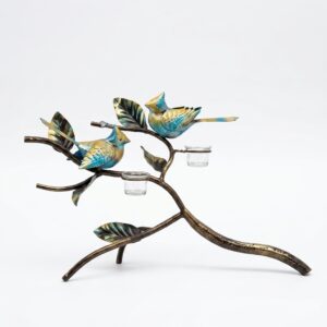 2 Bird Plant Table Decor