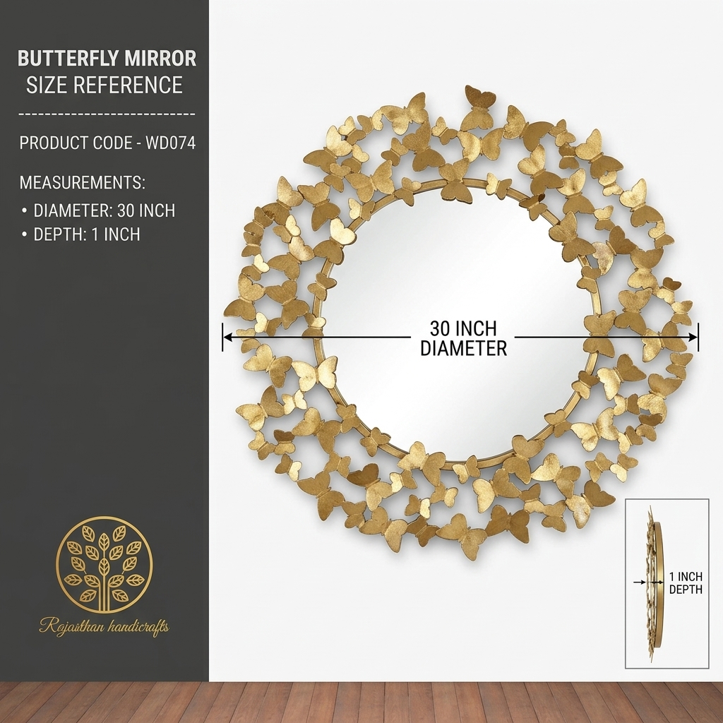 Butterfly Mirror Wall Decor - Image 6
