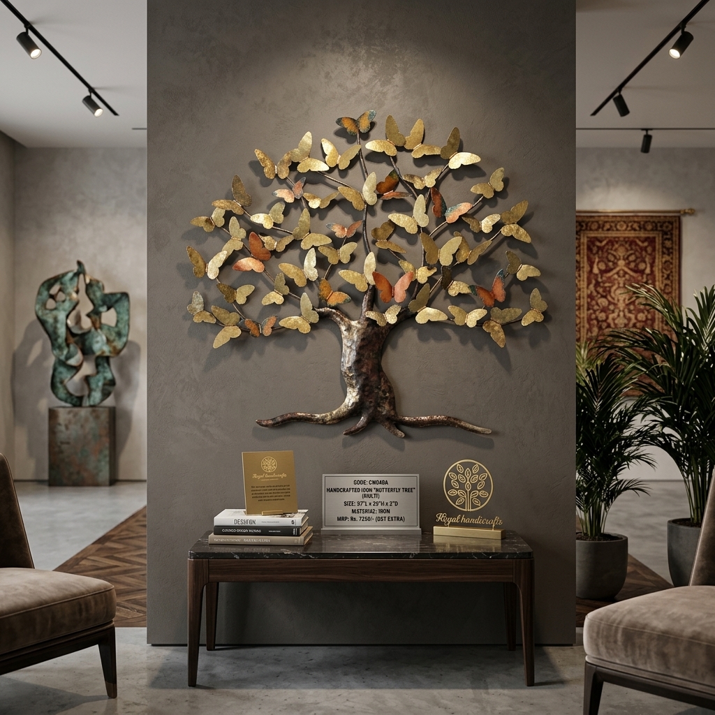 Butterfly Tree Wall Decor (Multi) - Image 2
