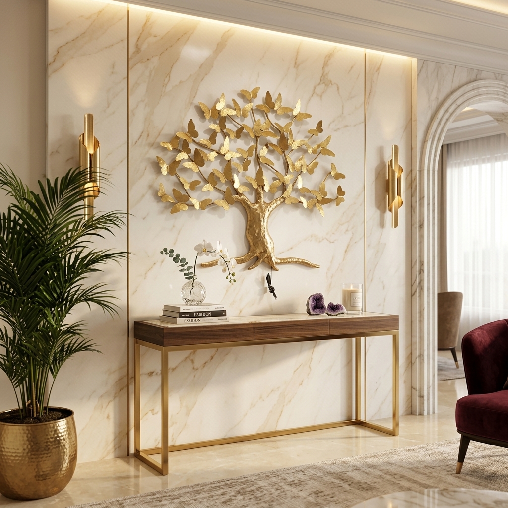 Butterfly Tree Wall Decor (Gold) - Image 6