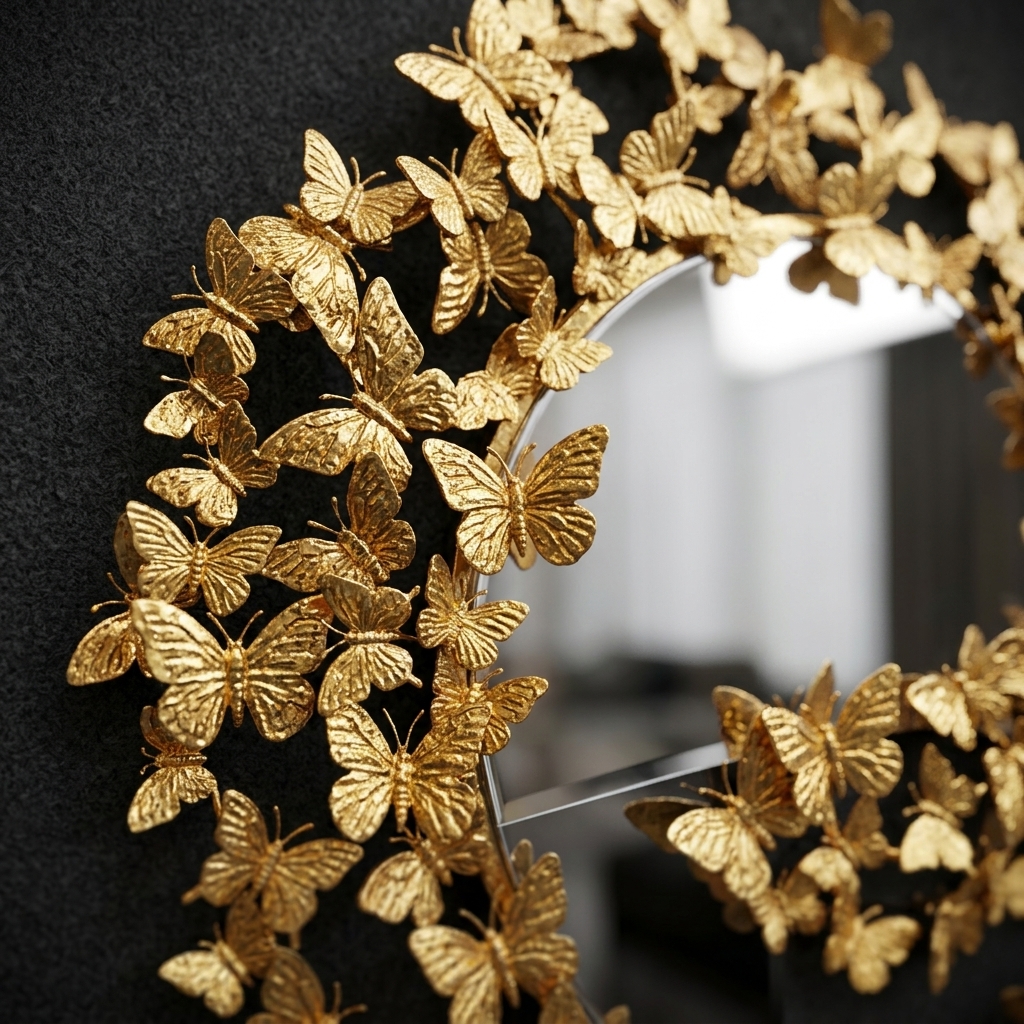 Butterfly Mirror Wall Decor - Image 2