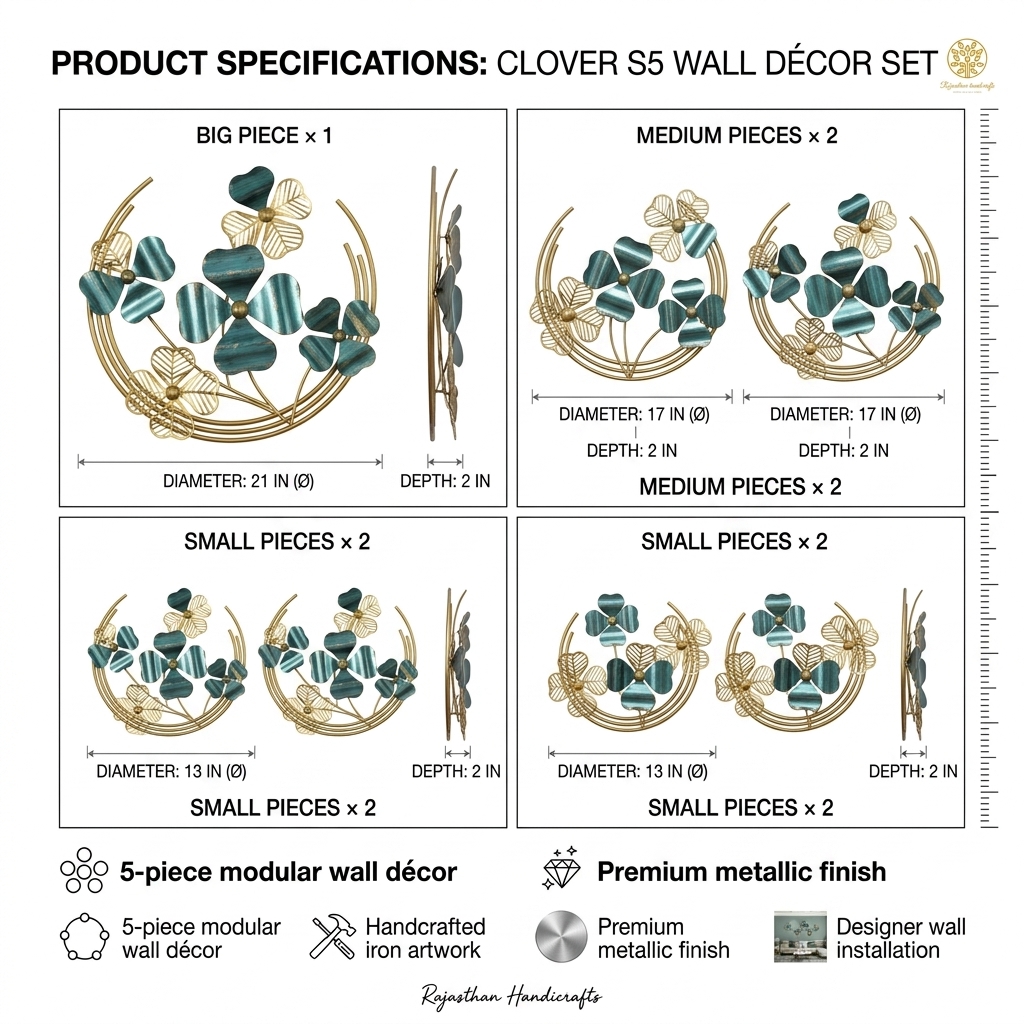 Clover S5 Wall Décor Set - Image 5