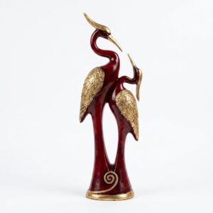 Elegant Crane Décor (Wine Red Edition)