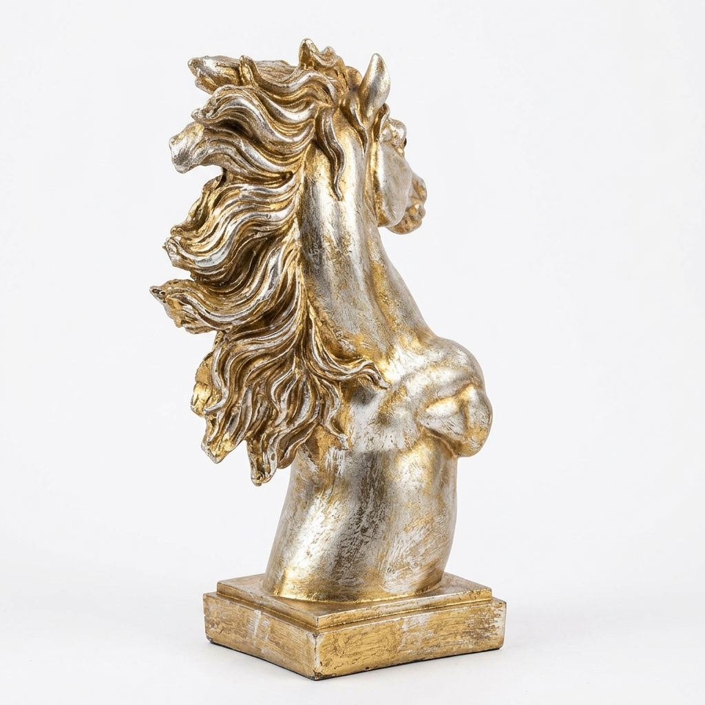 Rising Stallion Horse Sculpture | Luxury Horse Statue for Home & Office Decor - Image 5