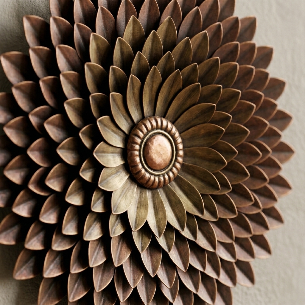 B Ton Daisy Metal Wall Decor - Image 6