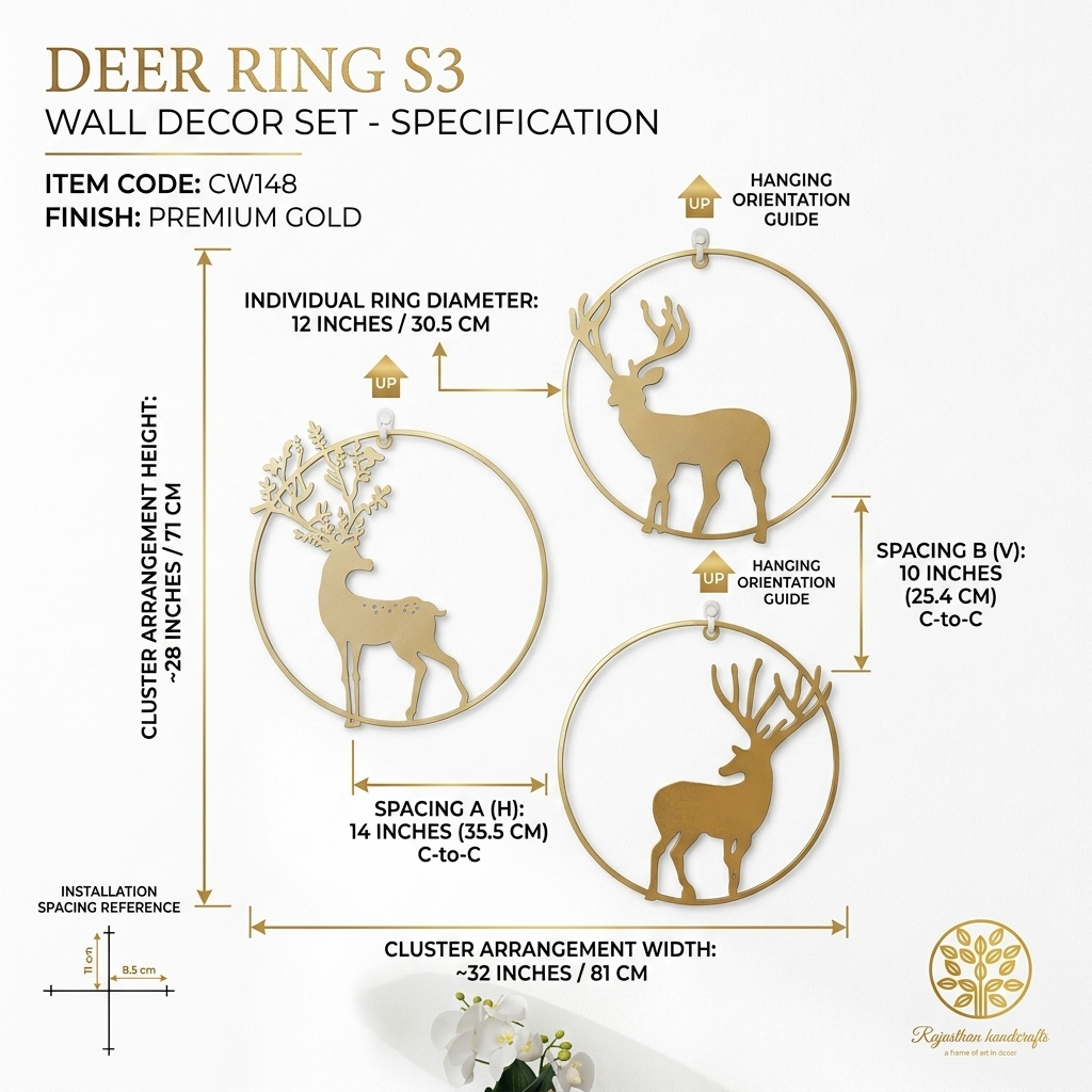 Deer Ring S3 Wall Decor - Image 6