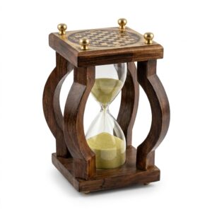 Wooden Chess Sand Timer Hourglass | Premium Wooden Decorative Hourglass