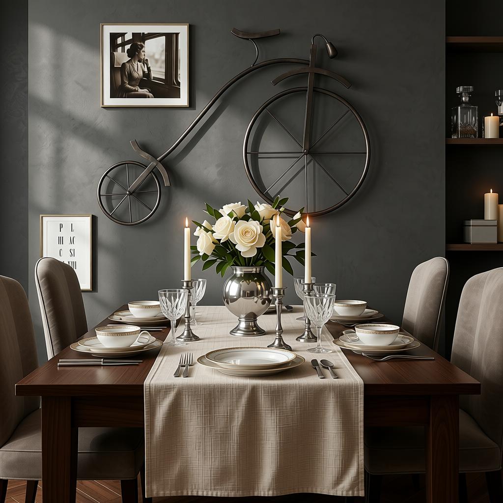 Vintage Bicycle Wall Decor | Handcrafted Metal Bicycle Wall Art - Image 4