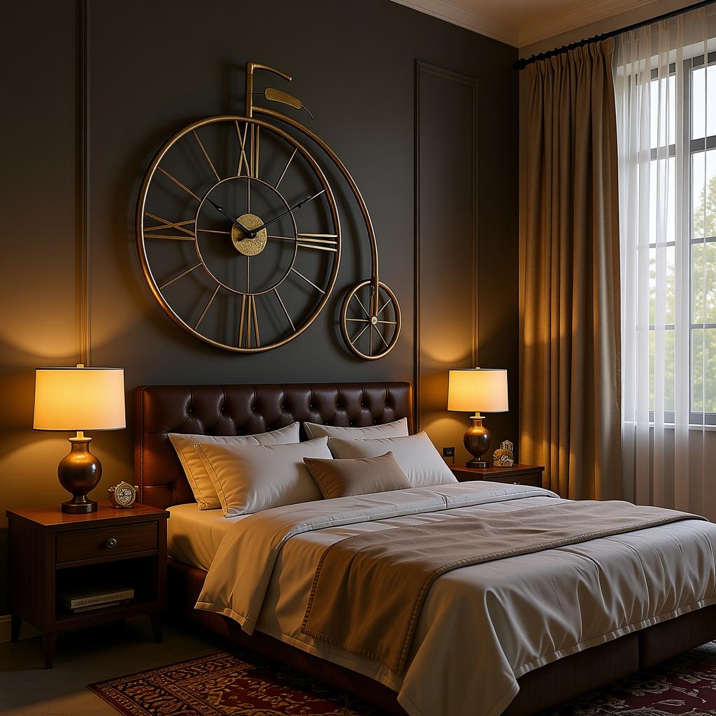 Wheel Ancient Time Wall Clock | Vintage Bicycle-Inspired Metal Wall Clock - Image 3