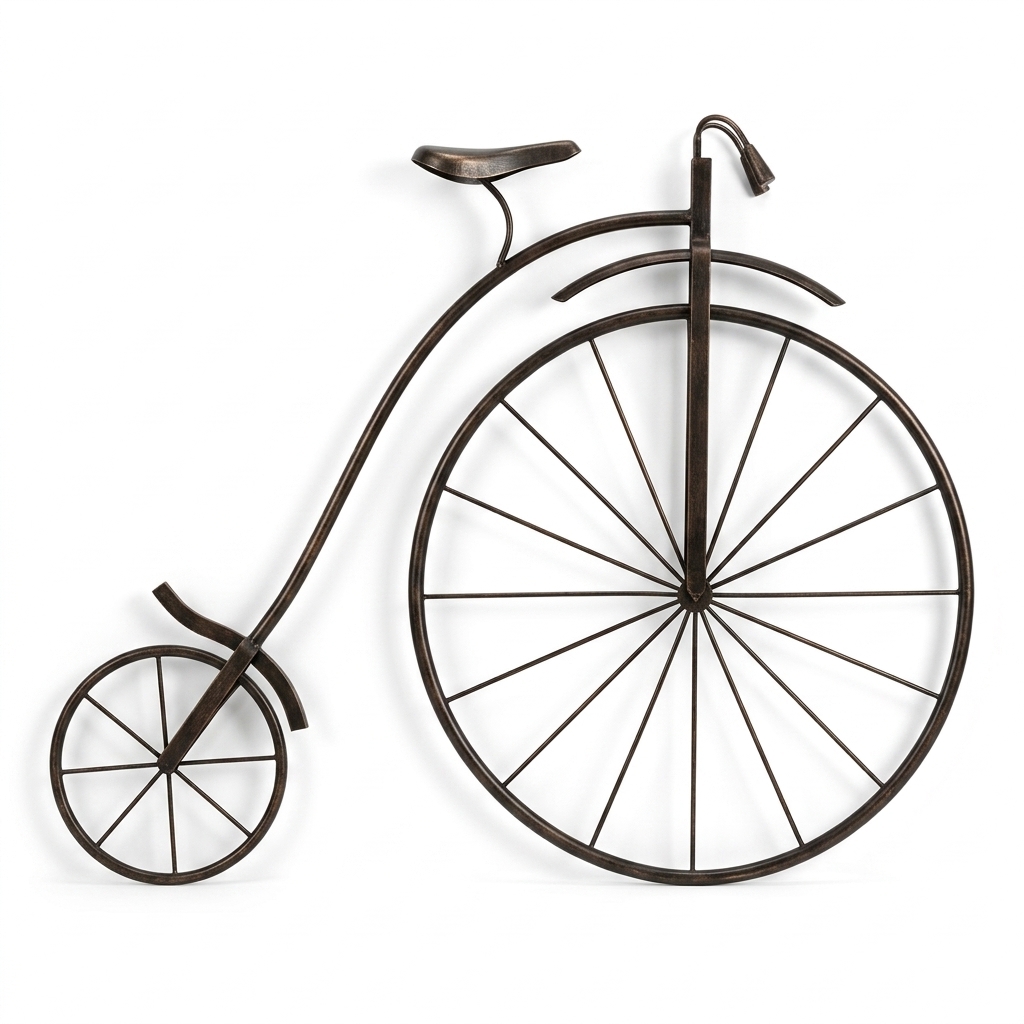Vintage Bicycle Wall Decor | Handcrafted Metal Bicycle Wall Art - Image 9