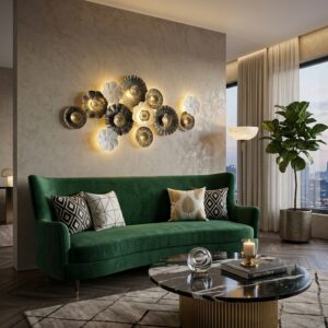 ZX Decor | Handcrafted Floral LED Wall Art